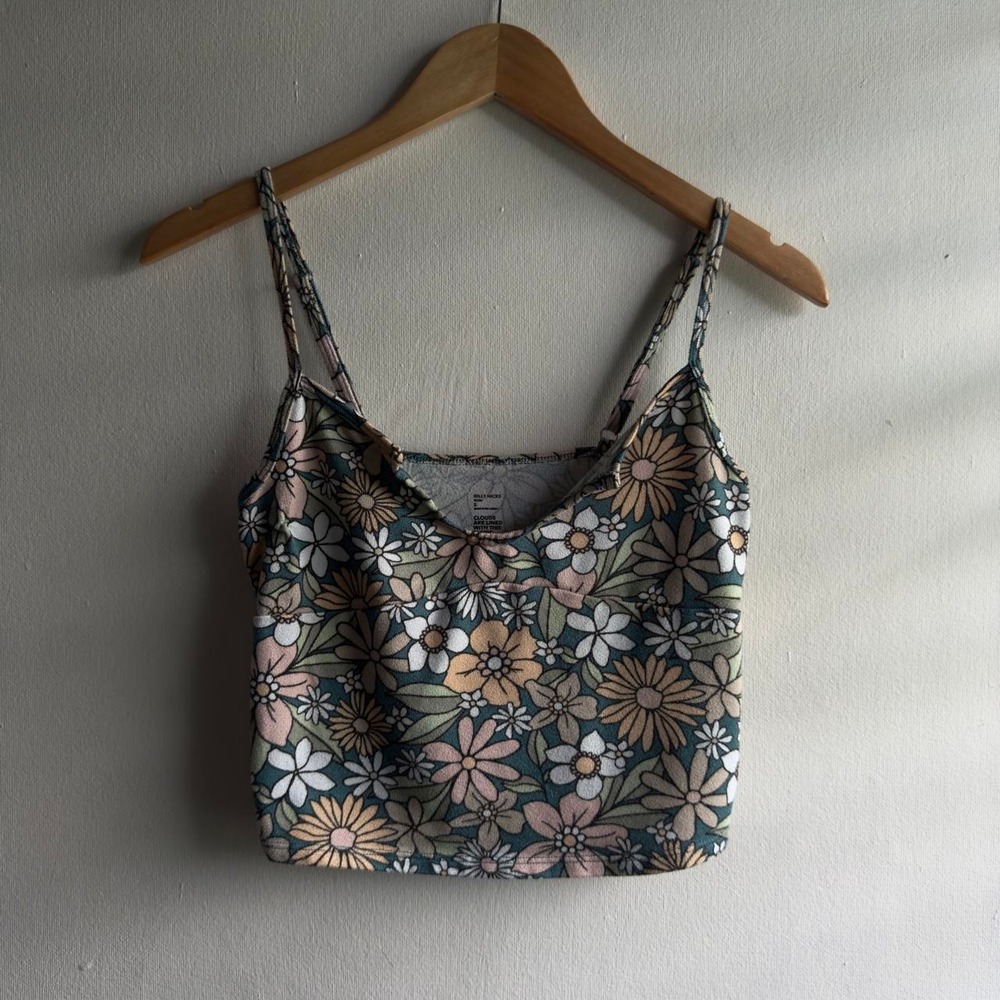Gilly Hicks Retro Floral Cami Tank Top
